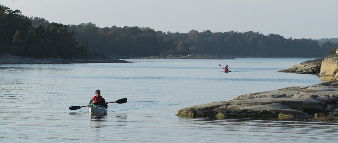 Kayaking in Sweden
