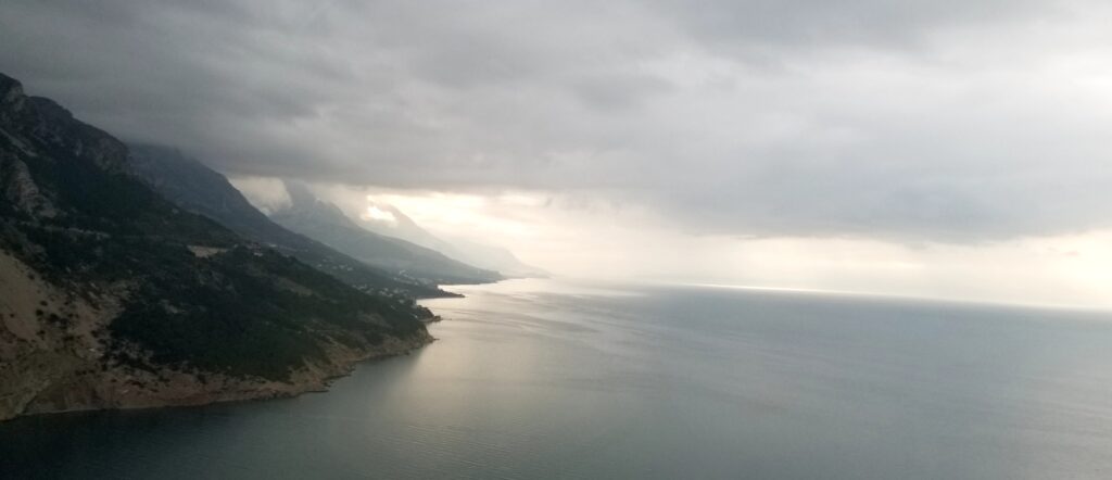 This photo shows the dramatic nature of Croatia's Dalmatian coast